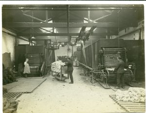 The Drying Room, Carpet Factory, 1923 by English Photographer
